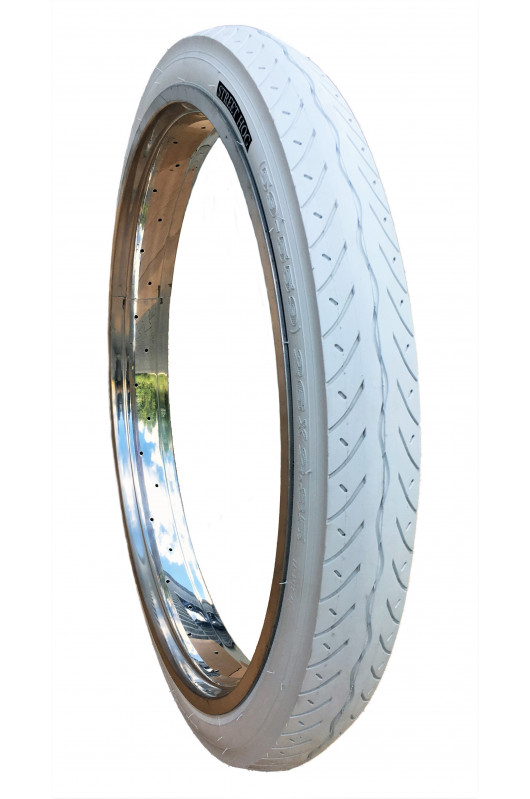 Pneu velo cruiser Street Hog 26 x 2.35 Blanc Pneu velo cruiser Street Hog 26 x 2.35 Blanc