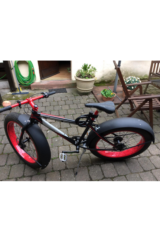 GardeBoue Vélo Fat Bike 26" Noir Extra Large 123mm