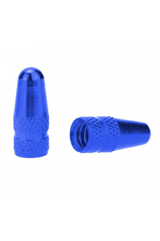 Bouchon de valve Presta Bleu (La paire - lot de 2)