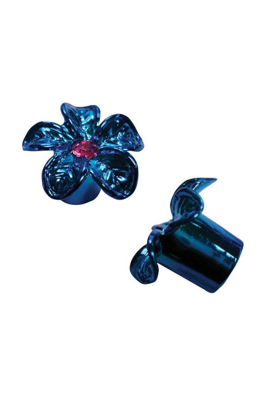 Bouchon de valve Fleurs (La paire - lot de 2)