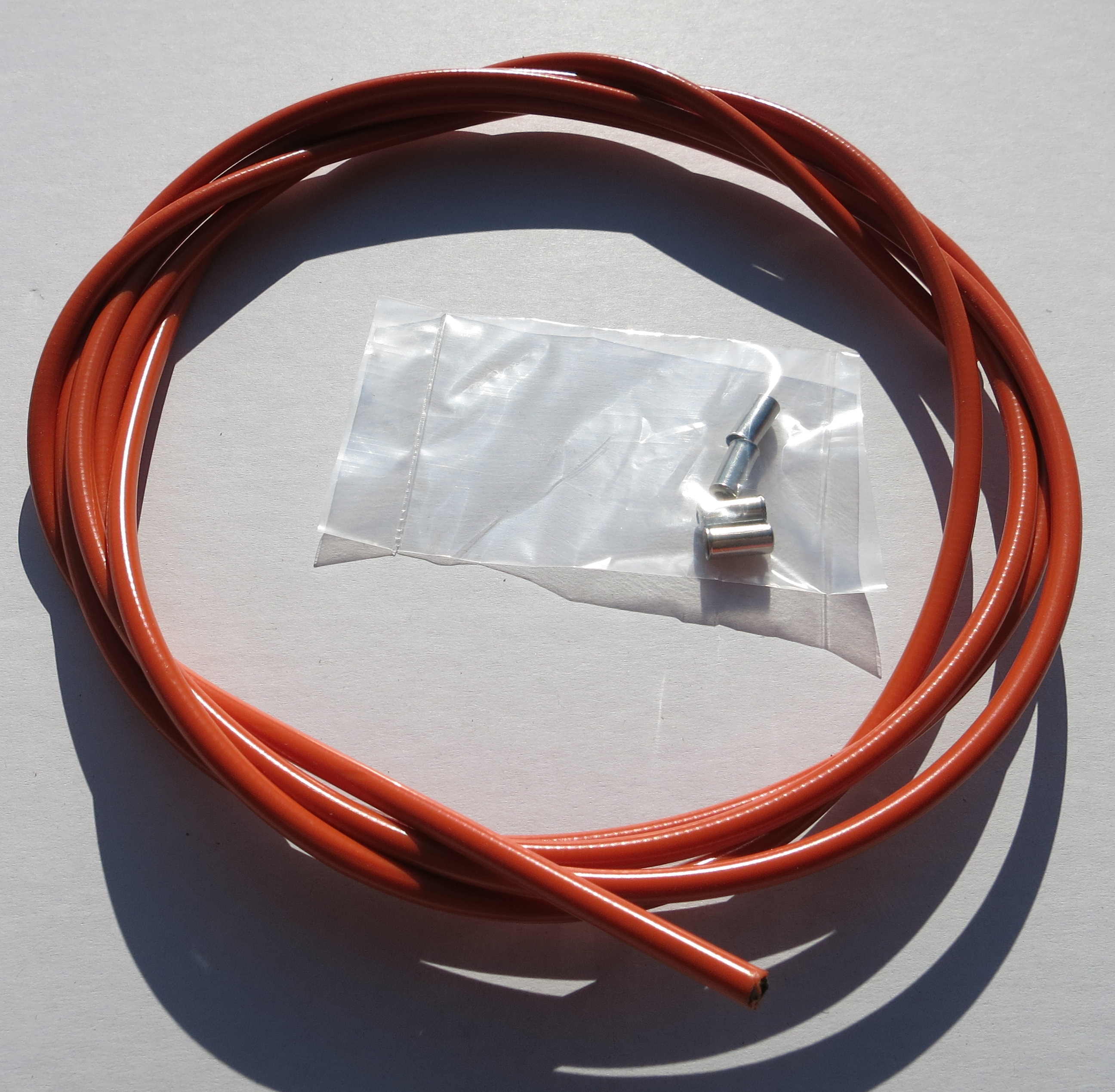 Gaine de câble velo couleur orange 2M5