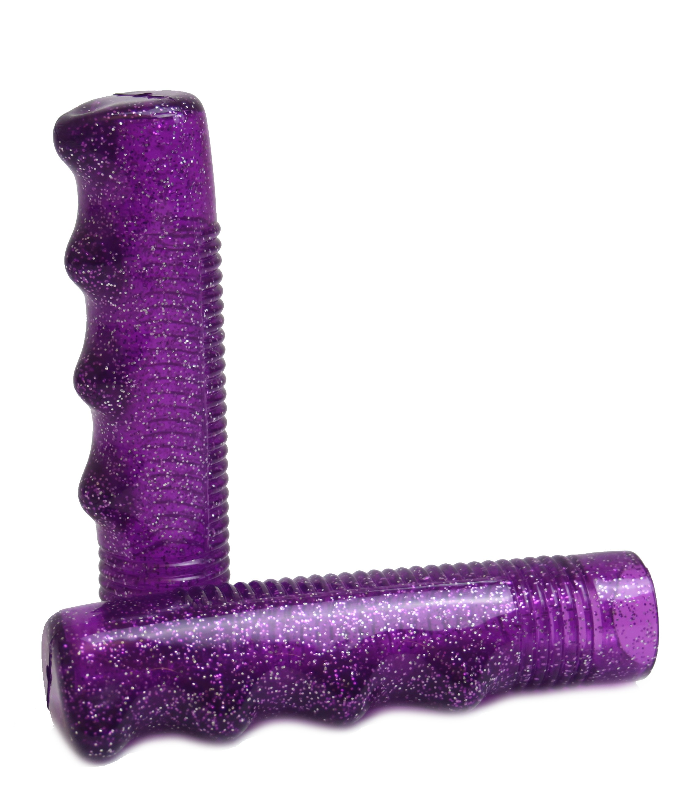 Poignée vélo Glitter Grip Violet