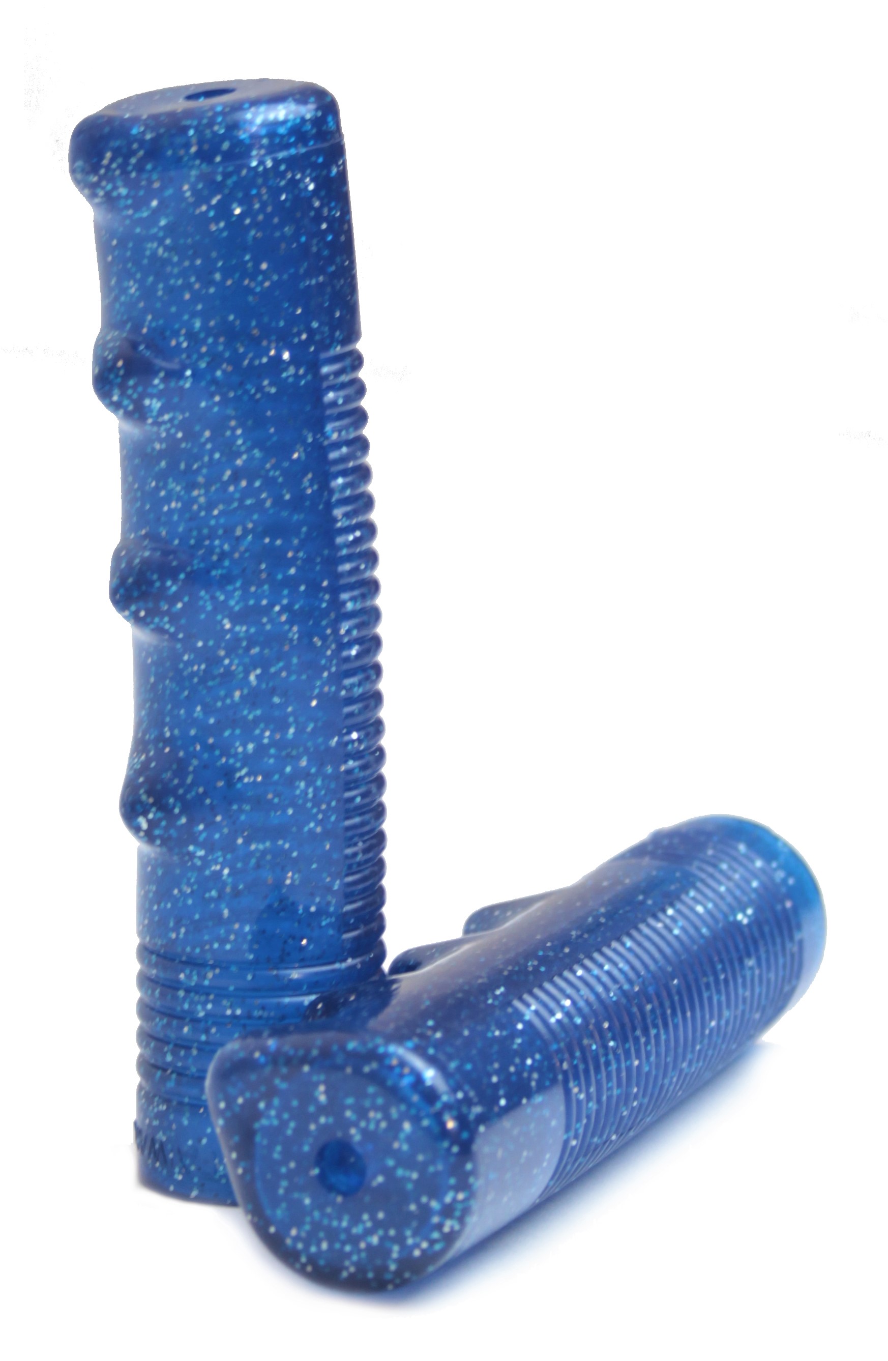 Poignée vélo Glitter Grip Bleu