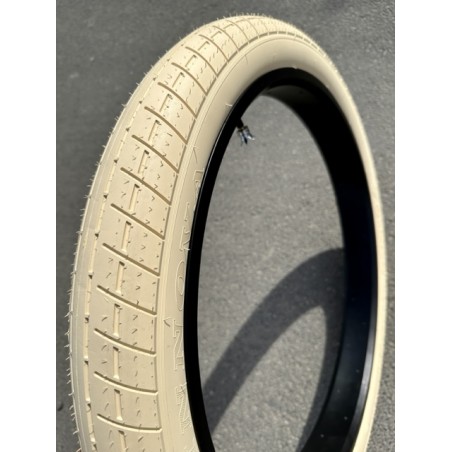 Pneu Semi slick 26 x 3.00 Crème 76-559 vélo Chopper Cruiser