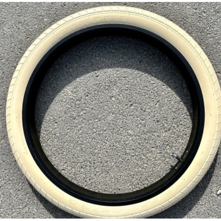 Pneu Semi slick 26 x 3.00 Crème 76-559 vélo Chopper Cruiser