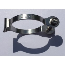 Collier Inox Gaine de frein / Dérailleur / Durite 25.4mm