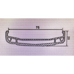 Jante Alu Poli 20" 36 Rayons 82mm