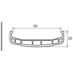 Jante Alu Poli 26" 36 Rayons 67mm