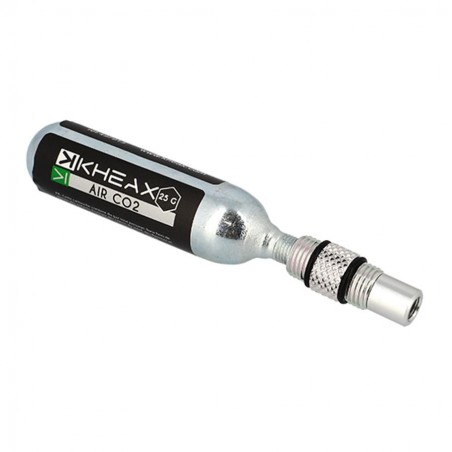 Kit Réparation Complet Tubeless Alu Avec Embout + Cartouche CO2