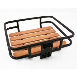 Porte Bagage Avant Acier et Bois de hêtre