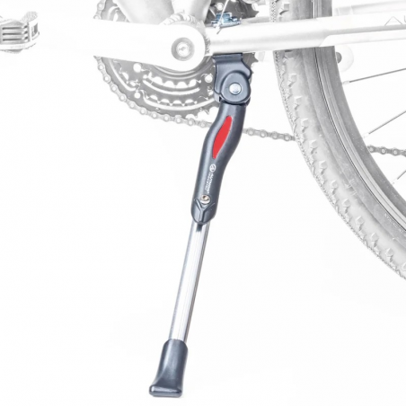 Béquille latérale réglable vélo 24-29 pouces noir / alu
