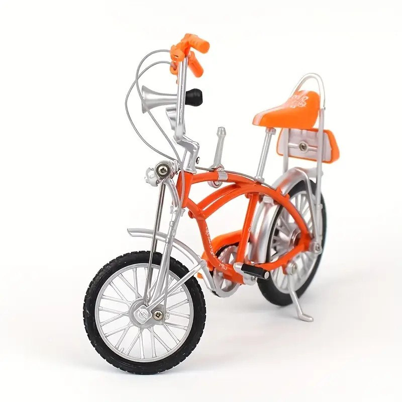 Vélo Miniature Vintage Lowrider 1/8ème Orange