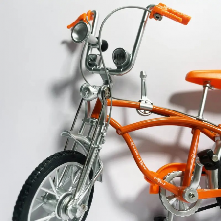 Vélo Miniature Vintage Lowrider 1/8ème Orange