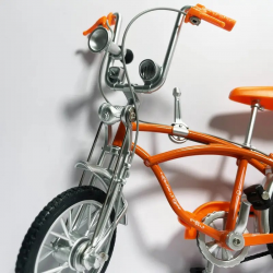 Vélo Miniature Vintage Lowrider 1/8ème Orange