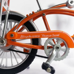 Vélo Miniature Vintage Lowrider 1/8ème Orange