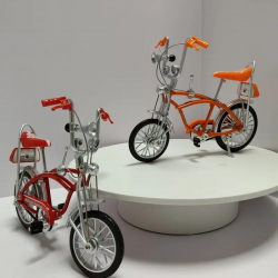 Vélo Miniature Vintage Lowrider 1/8ème Orange