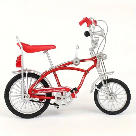 Vélo Miniature Vintage Lowrider 1/8ème Rouge