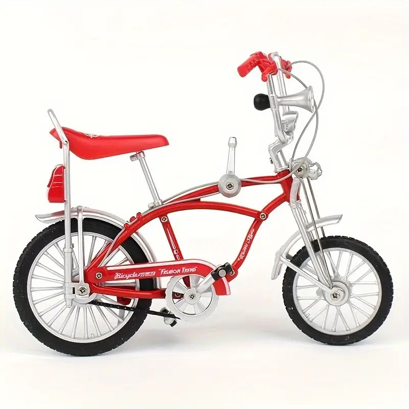 Vélo Miniature Vintage Lowrider 1/8ème Rouge