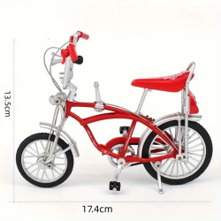Vélo Miniature Vintage Lowrider 1/8ème Rouge