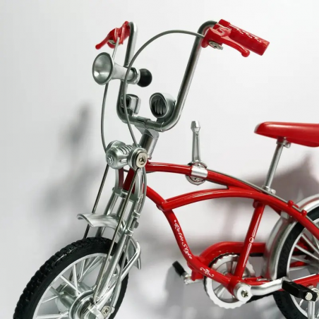 Vélo Miniature Vintage Lowrider 1/8ème Rouge