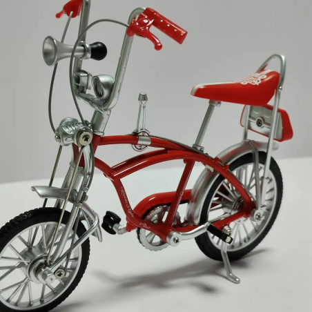 Vélo Miniature Vintage Lowrider 1/8ème Rouge