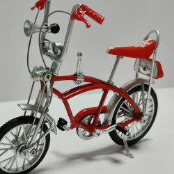 Vélo Miniature Vintage Lowrider 1/8ème Rouge