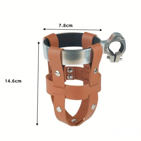 Porte Gobelet Canette Soda Thé vélo Custom Cup Holder Alu