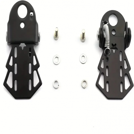 Cale Pieds Passager Vélo Noir
