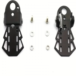 Cale Pieds Passager Vélo Noir