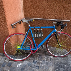 Porte Bière Noir Vélo