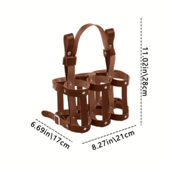 Porte Bière Marron Vélo