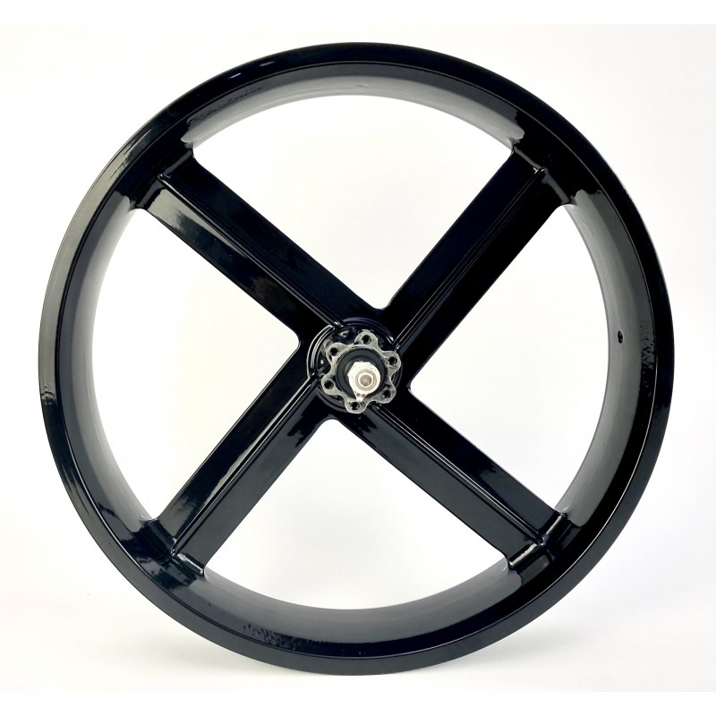 Roue Avant FatBike Magnesium 20" 84mm Alu Noir Disque