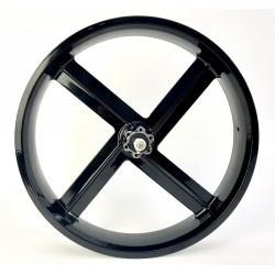Roue Avant FatBike Magnesium 20" 84mm Alu Noir Disque