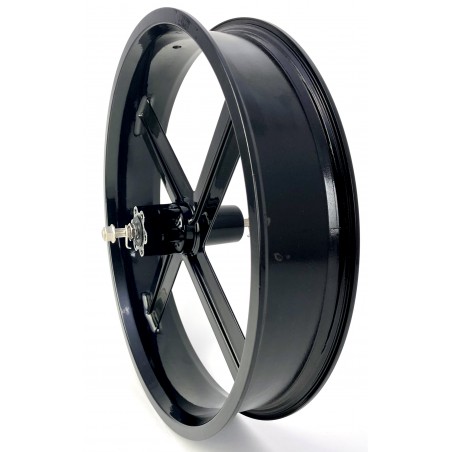 Roue Avant FatBike Magnesium 20" 84mm Alu Noir Disque
