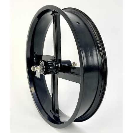 Roue Avant FatBike Magnesium 20" 84mm Alu Noir Disque