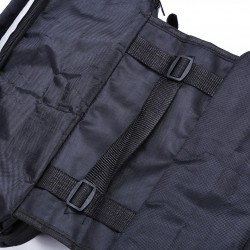 Double Sacoche Vélo 25L Noir et Rouge
