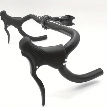 Kit Levier de frein Vélo Route Alu Gauche et Droit Noir