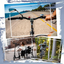 Rétroviseur de Vélo Gauche Grand Angle / Anti-Éblouissement