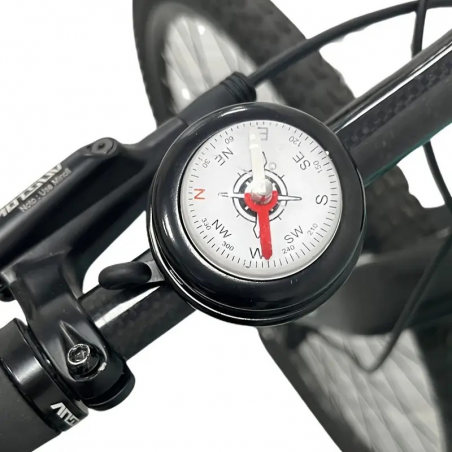 Sonnette Boussole Vélo Noir
