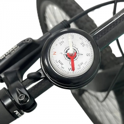 Sonnette Boussole Vélo Noir
