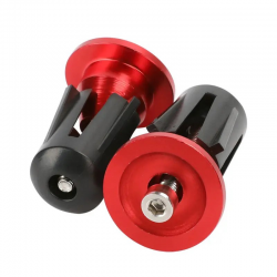 Embout de guidon Vélo Alu Light Rouge