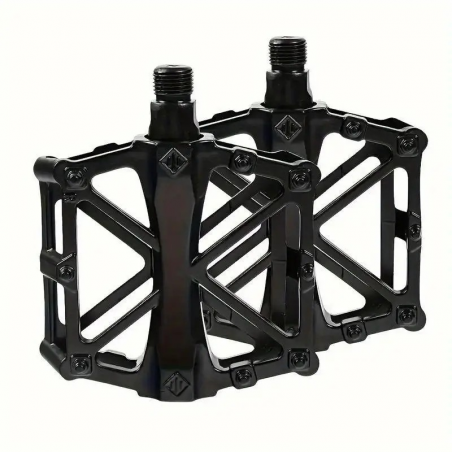 Pédales Vélo Aluminium X Noir 9/16