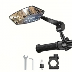 Set de 2 Rétroviseurs Grand Angle Pour Vélo