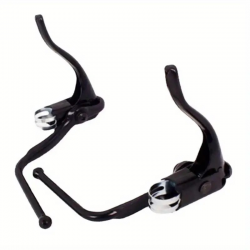 Kit Levier de frein vélo double commande Gauche et Droit Noir