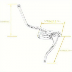 Kit Levier de frein vélo double commande Gauche et Droit Noir