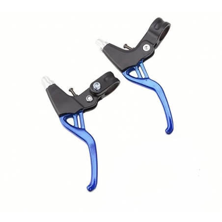 Kit Levier de frein Alu Bleu Gauche et Droit
