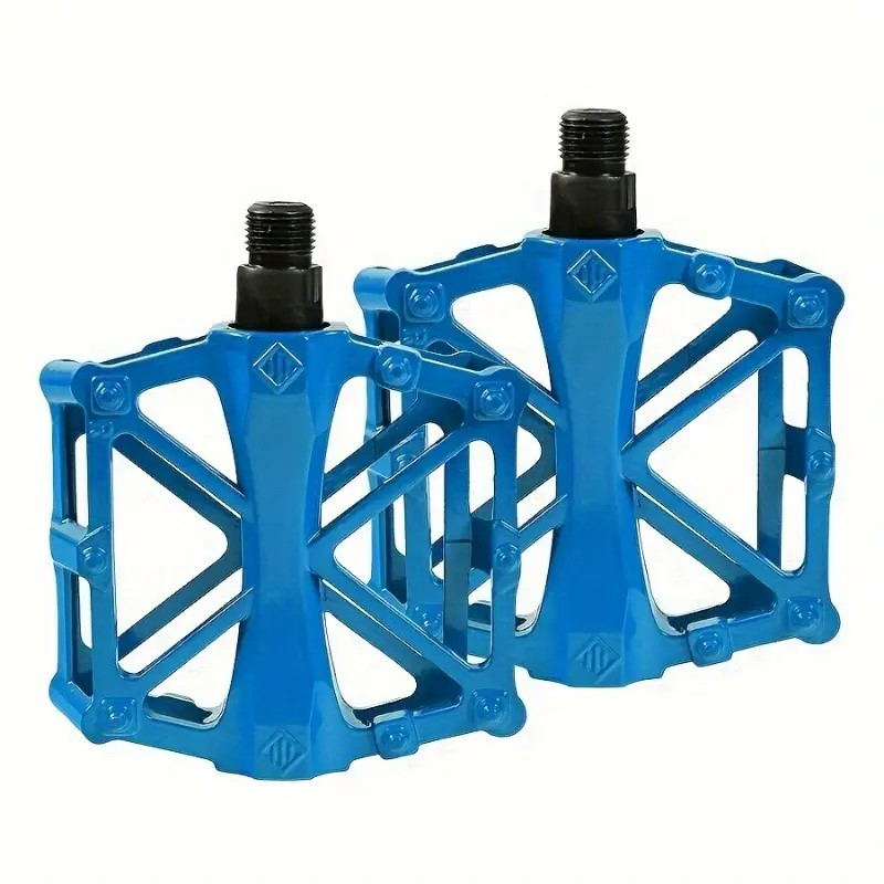 Pédales Vélo Aluminium X Bleu 9/16