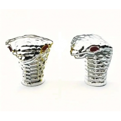 Bouchon de valve Snake Chrome (La paire - lot de 2)
