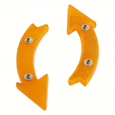 Réflecteur de jante orange Lot de 2