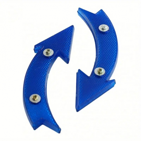 Réflecteur de jante bleu Lot de 2